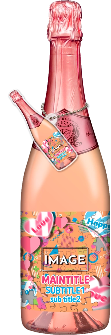 かわいいコンカフェオリシャンのオリシャン、オリジナルシャンパン SD-4