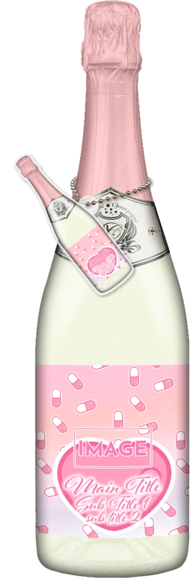 かわいいコンカフェオリシャンのオリシャン、オリジナルシャンパン SD-43