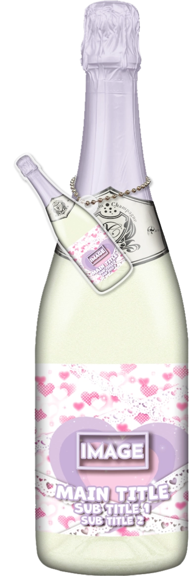 かわいいコンカフェオリシャンのオリシャン、オリジナルシャンパン SD-45