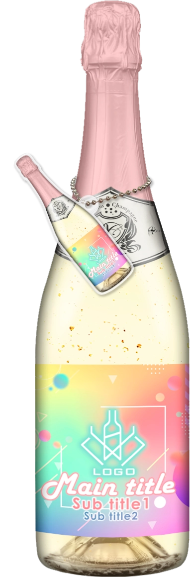 かわいいコンカフェオリシャンのオリシャン、オリジナルシャンパン SD-60