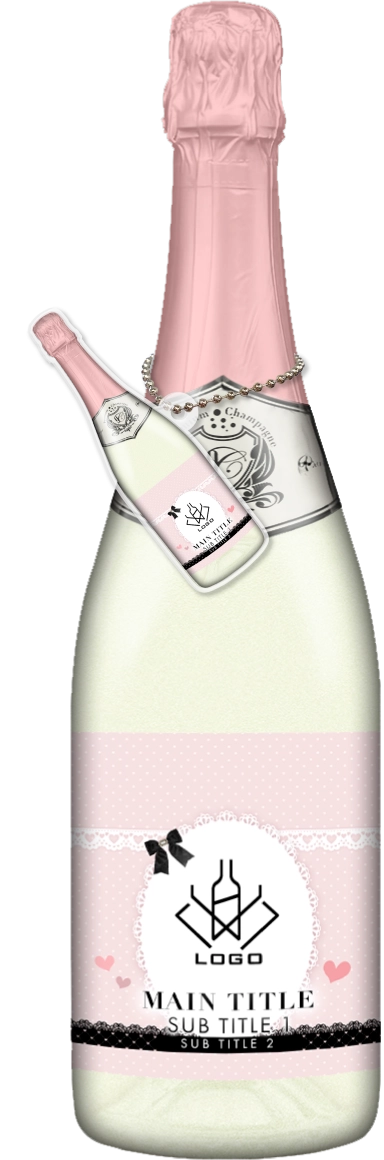 かわいいコンカフェオリシャンのオリシャン、オリジナルシャンパン SD-64