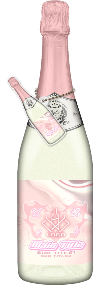 かわいいコンカフェオリシャンのオリシャン、オリジナルシャンパン SD-71