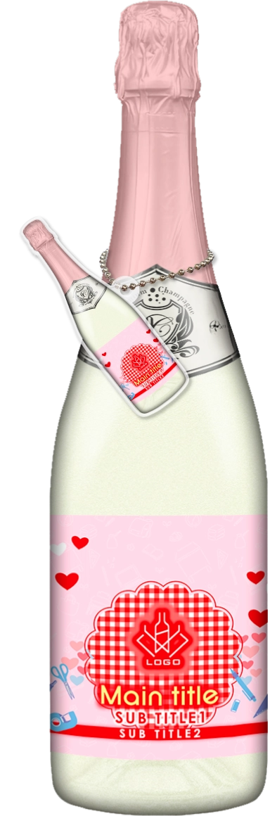 かわいいコンカフェオリシャンのオリシャン、オリジナルシャンパン SD-72