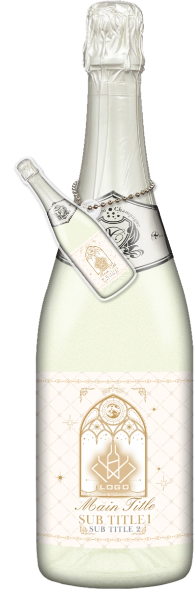 かわいいコンカフェオリシャンのオリシャン、オリジナルシャンパン SD-78