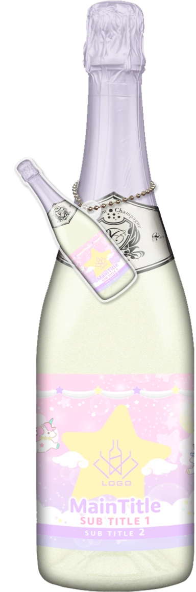 かわいいコンカフェオリシャンのオリシャン、オリジナルシャンパン SD-87