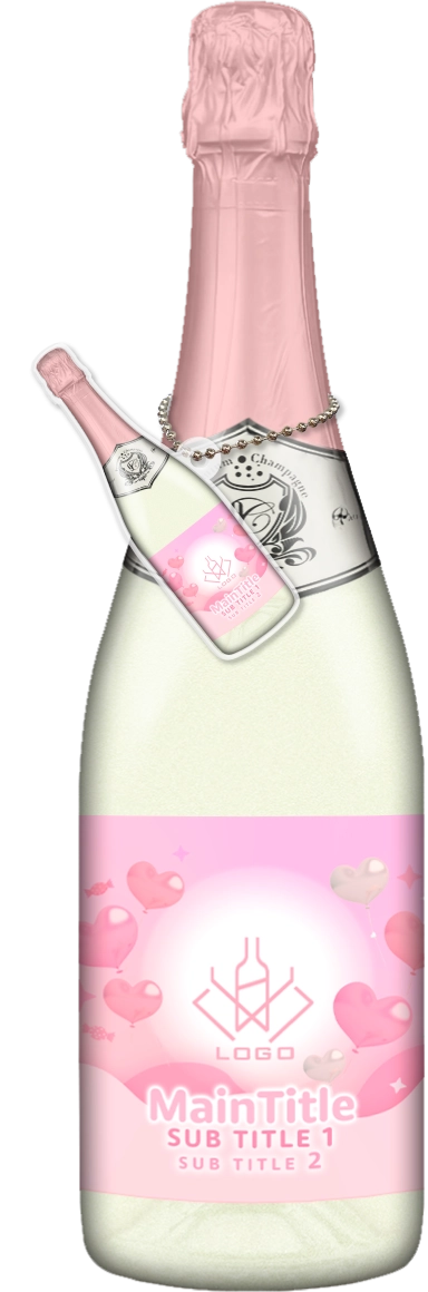 かわいいコンカフェオリシャンのオリシャン、オリジナルシャンパン SD-88