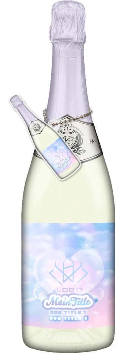 かわいいコンカフェオリシャンのオリシャン、オリジナルシャンパン SD-90