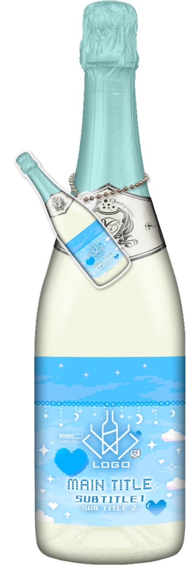 かわいいコンカフェオリシャンのオリシャン、オリジナルシャンパン SD-91