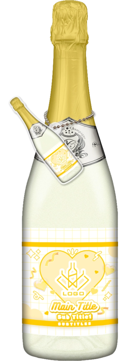 かわいいコンカフェオリシャンのオリシャン、オリジナルシャンパン SD-95