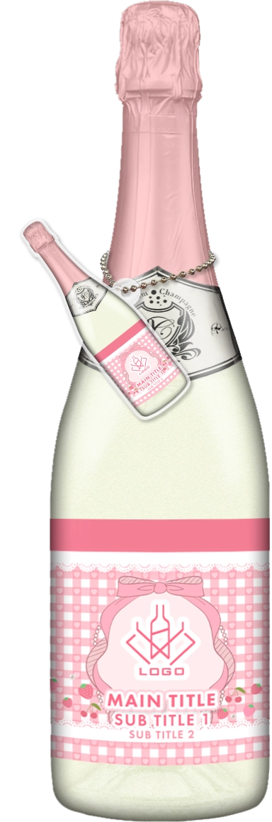 かわいいコンカフェオリシャンのオリシャン、オリジナルシャンパン SD-101