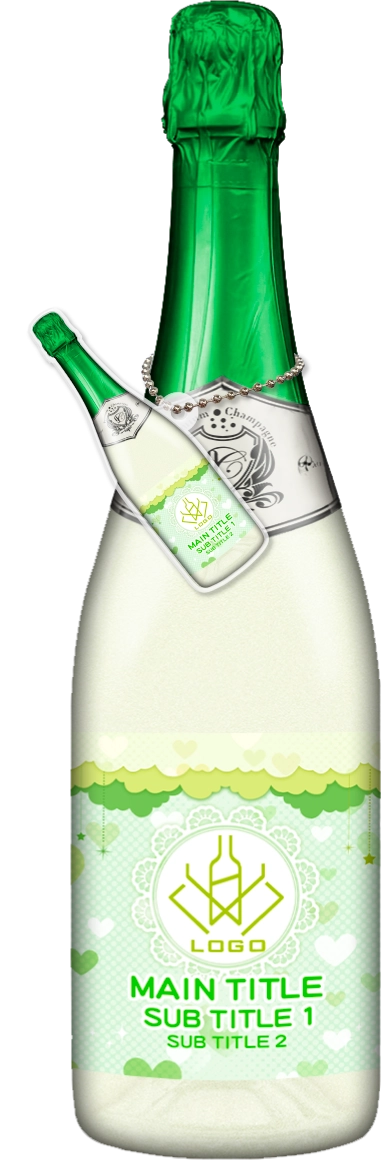 かわいいコンカフェオリシャンのオリシャン、オリジナルシャンパン SD-102