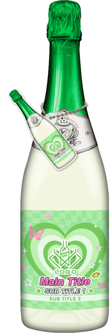 かわいいコンカフェオリシャンのオリシャン、オリジナルシャンパン SD-103