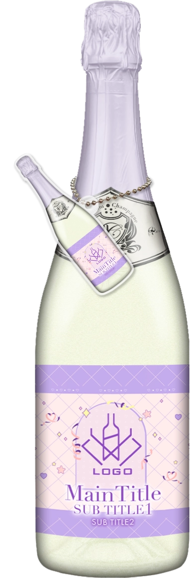 かわいいコンカフェオリシャンのオリシャン、オリジナルシャンパン SD-105