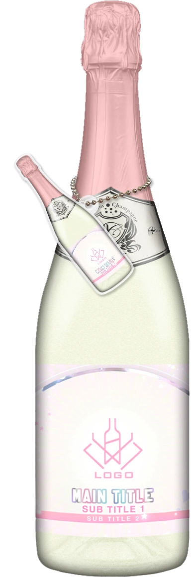 かわいいコンカフェオリシャンのオリシャン、オリジナルシャンパン SD-108