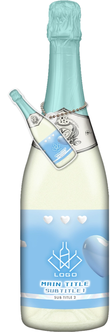 かわいいコンカフェオリシャンのオリシャン、オリジナルシャンパン SD-110