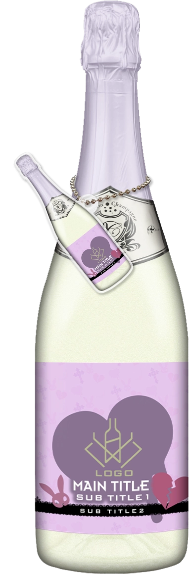 かわいいコンカフェオリシャンのオリシャン、オリジナルシャンパン SD-114