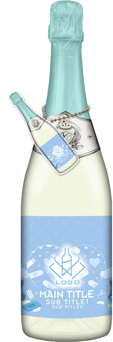 かわいいコンカフェオリシャンのオリシャン、オリジナルシャンパン SD-113