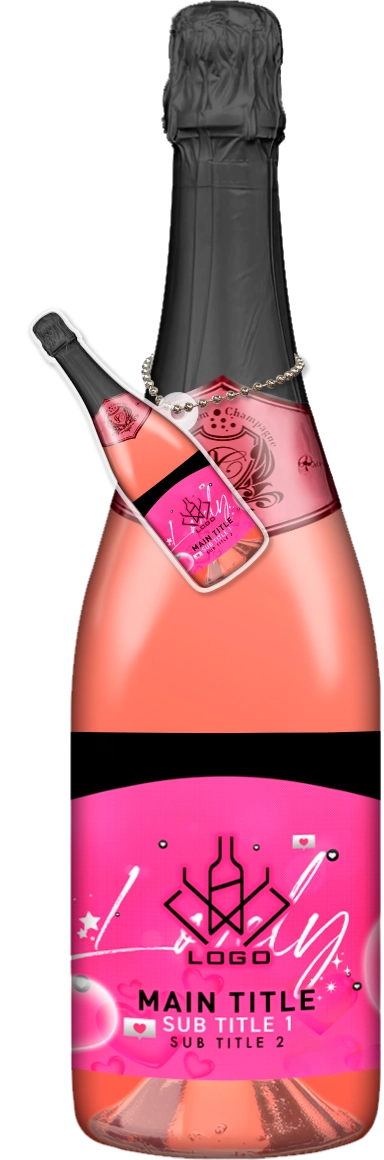 かわいいコンカフェオリシャンのオリシャン、オリジナルシャンパン SD-109