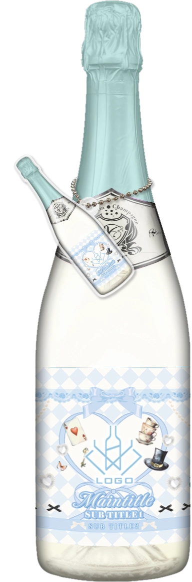 かわいいコンカフェオリシャンのオリシャン、オリジナルシャンパン SD-119