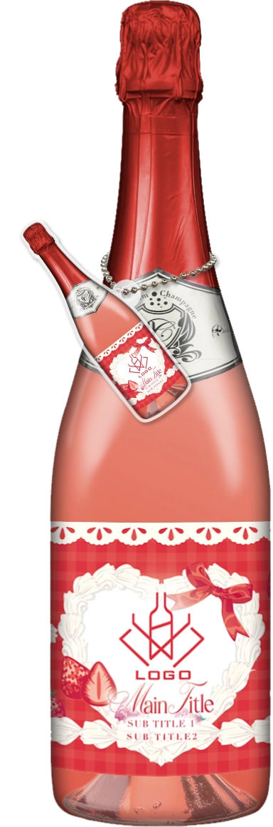 かわいいコンカフェオリシャンのオリシャン、オリジナルシャンパン SD-120