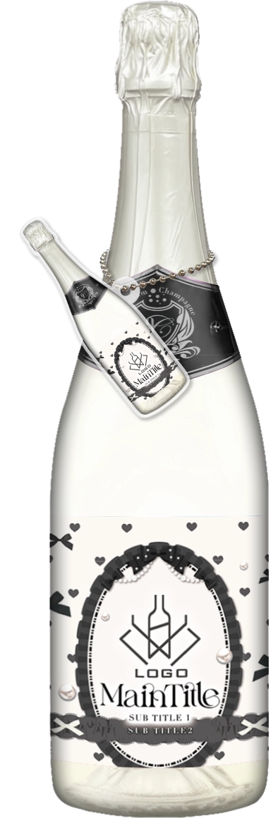 かわいいコンカフェオリシャンのオリシャン、オリジナルシャンパン SD-122