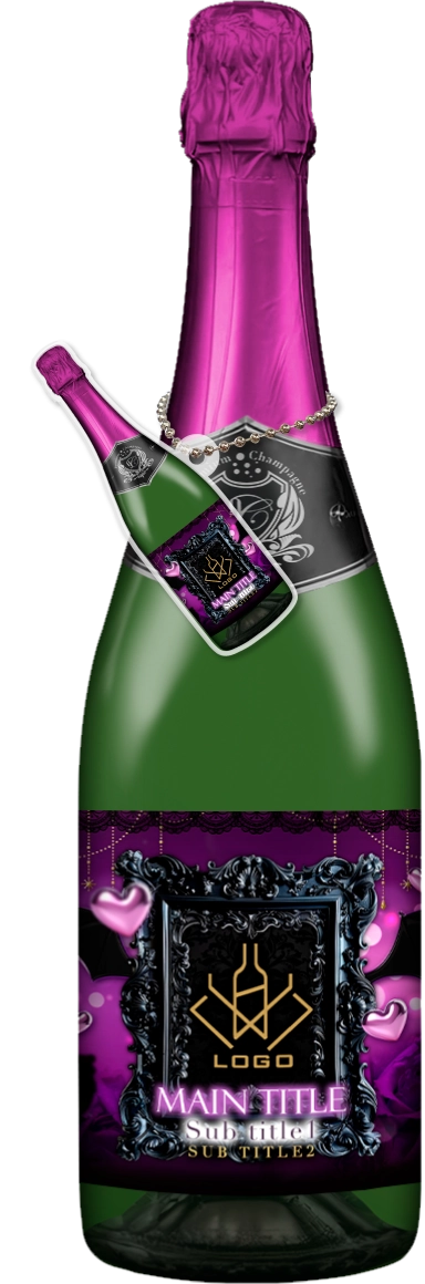 かわいいコンカフェオリシャンのオリシャン、オリジナルシャンパン SD-76