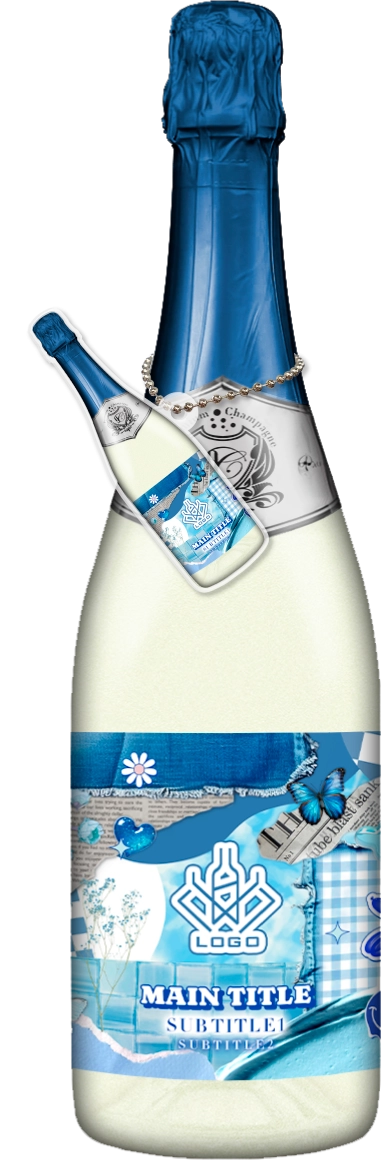 かわいいコンカフェオリシャンのオリシャン、オリジナルシャンパン SD-98