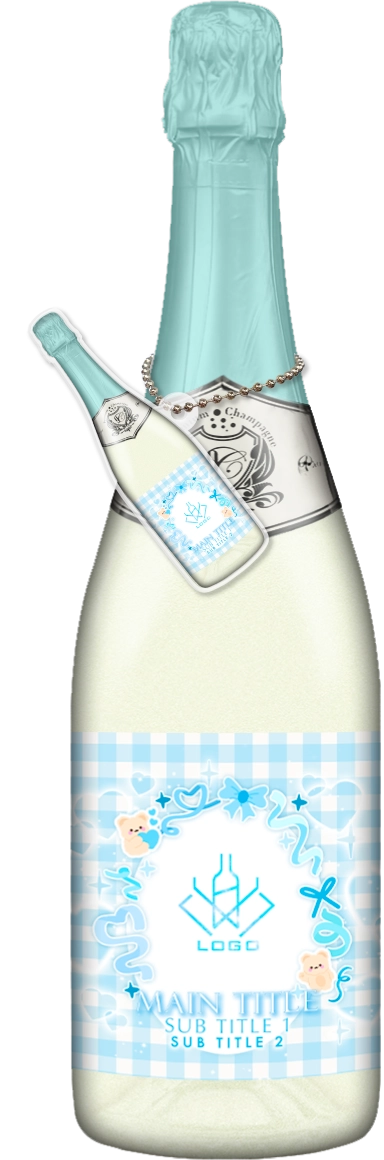 かわいいコンカフェオリシャンのオリシャン、オリジナルシャンパン SD-62