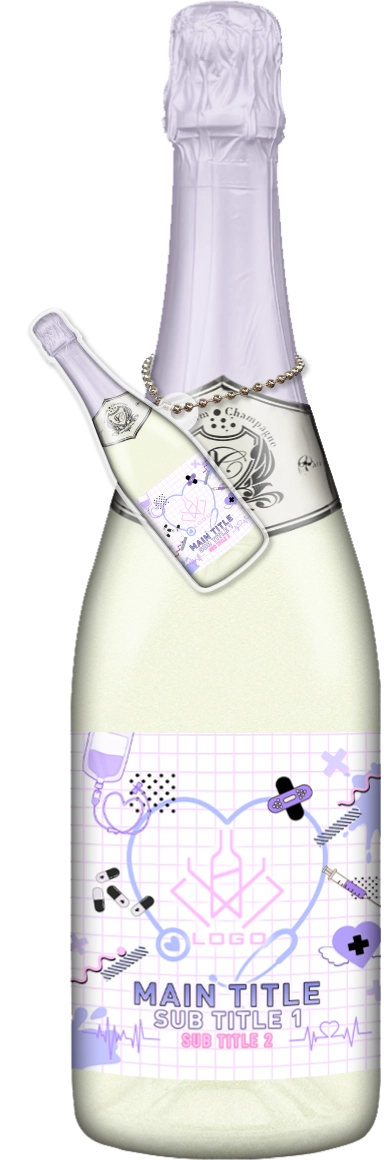 かわいいコンカフェオリシャンのオリシャン、オリジナルシャンパン SD-74