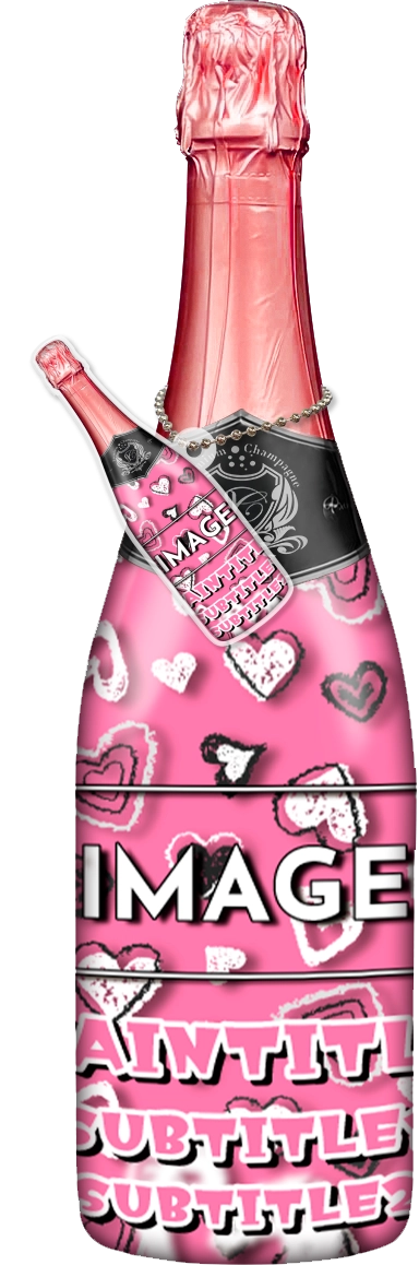 かわいいコンカフェオリシャンのオリシャン、オリジナルシャンパン D-13