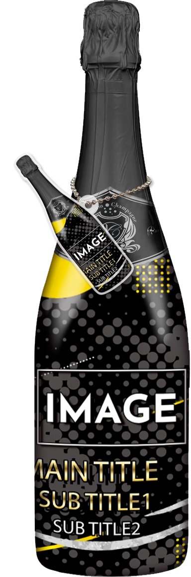 かわいいコンカフェオリシャンのオリシャン、オリジナルシャンパン D-6