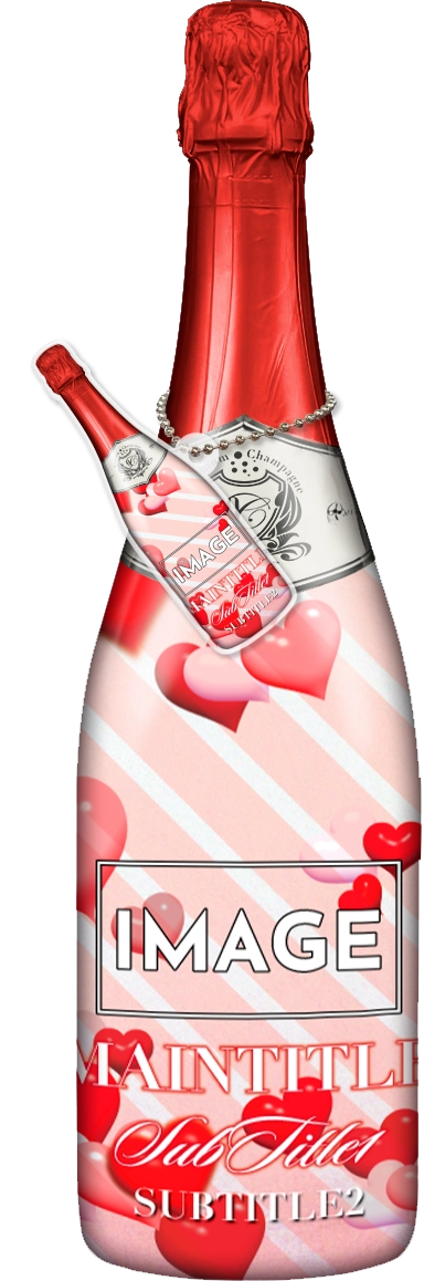 かわいいコンカフェオリシャンのオリシャン、オリジナルシャンパン D-12