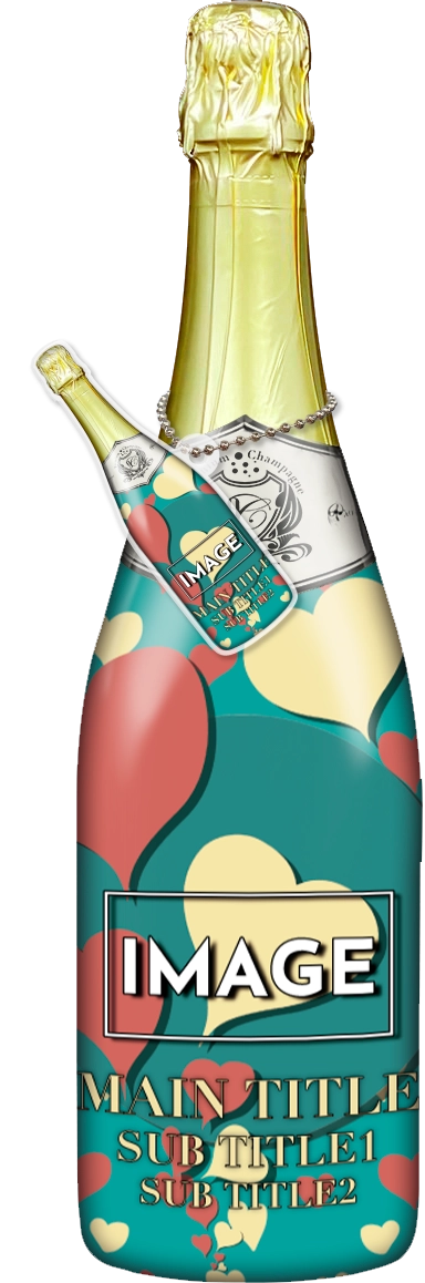 かわいいコンカフェオリシャンのオリシャン、オリジナルシャンパン D-33