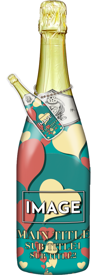 かわいいコンカフェオリシャンのオリシャン、オリジナルシャンパン D-33