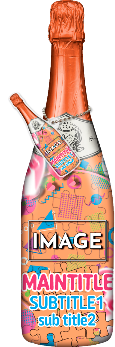 かわいいコンカフェオリシャンのオリシャン、オリジナルシャンパン D-4