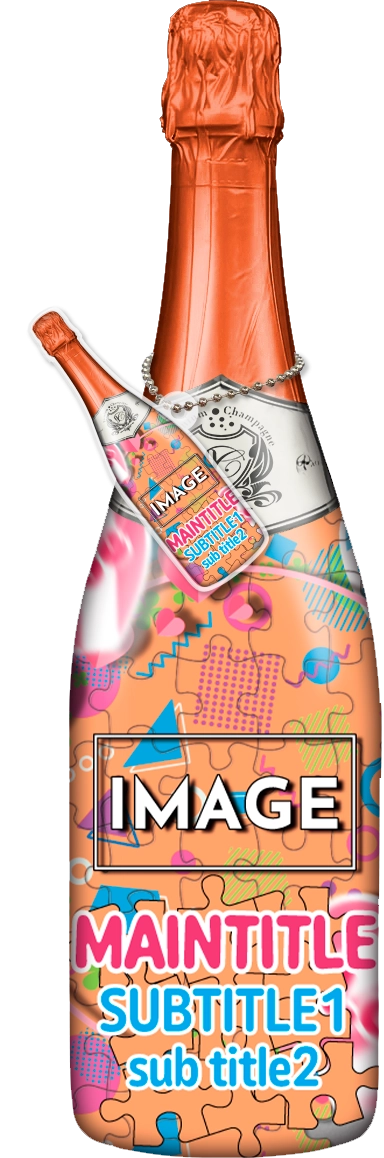 かわいいコンカフェオリシャンのオリシャン、オリジナルシャンパン D-4