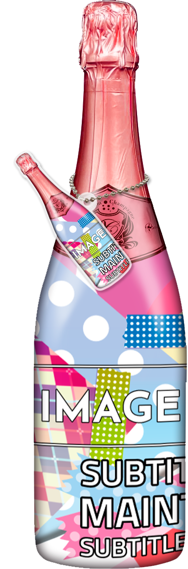 かわいいコンカフェオリシャンのオリシャン、オリジナルシャンパン D-10