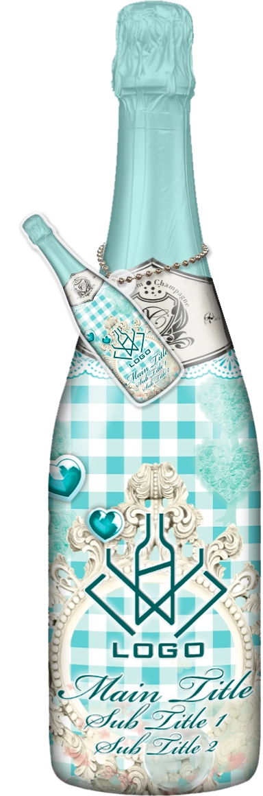 かわいいコンカフェオリシャンのオリシャン、オリジナルシャンパン D-38