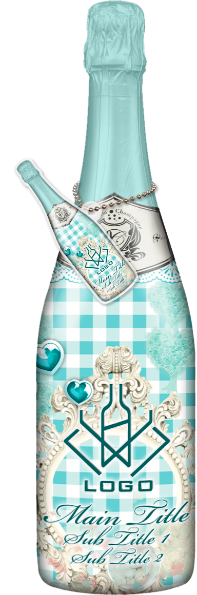 かわいいコンカフェオリシャンのオリシャン、オリジナルシャンパン D-38