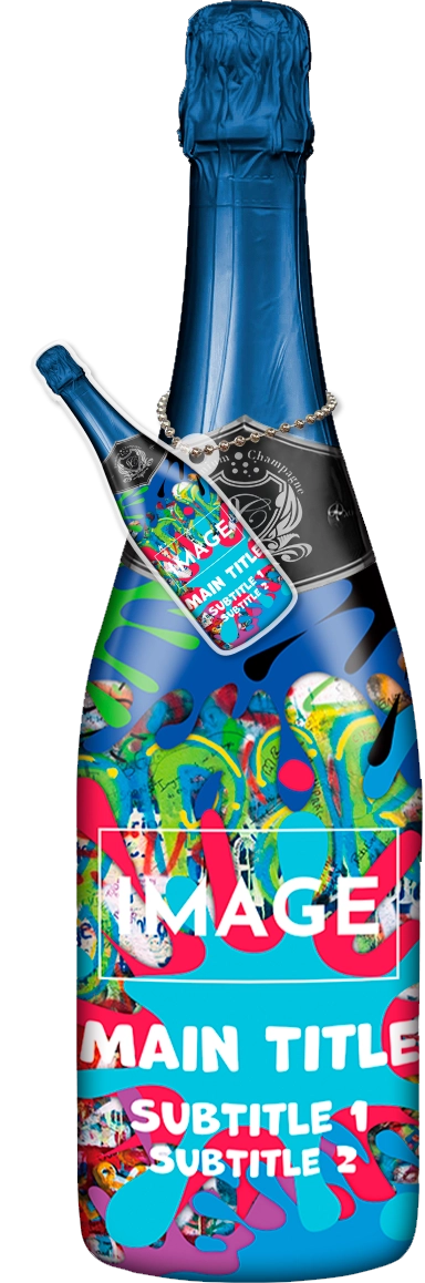 かわいいコンカフェオリシャンのオリシャン、オリジナルシャンパン D-42