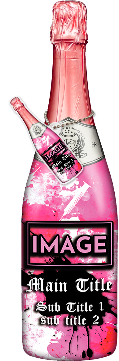 かわいいコンカフェオリシャンのオリシャン、オリジナルシャンパン D-46