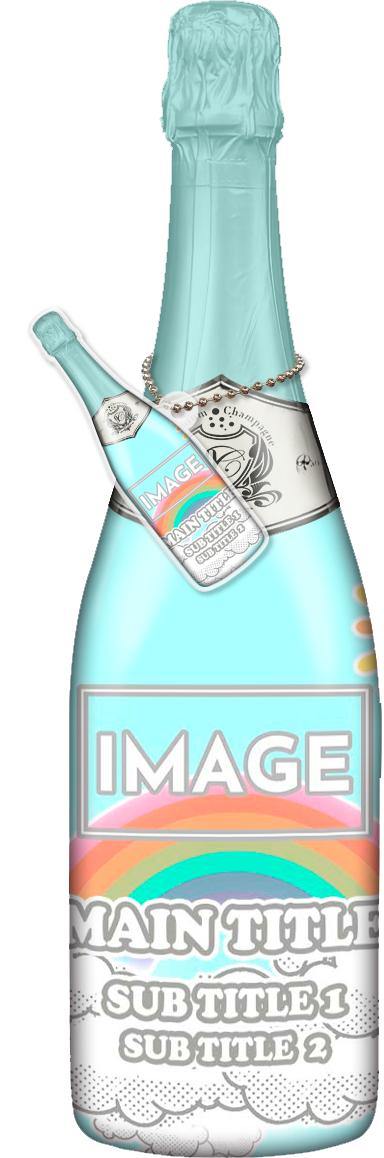 かわいいコンカフェオリシャンのオリシャン、オリジナルシャンパン D-56