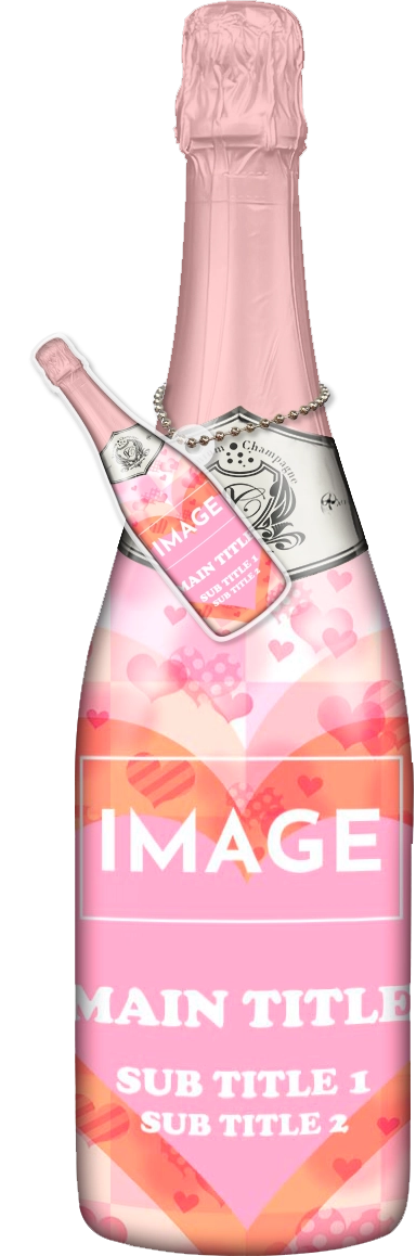 かわいいコンカフェオリシャンのオリシャン、オリジナルシャンパン D-58