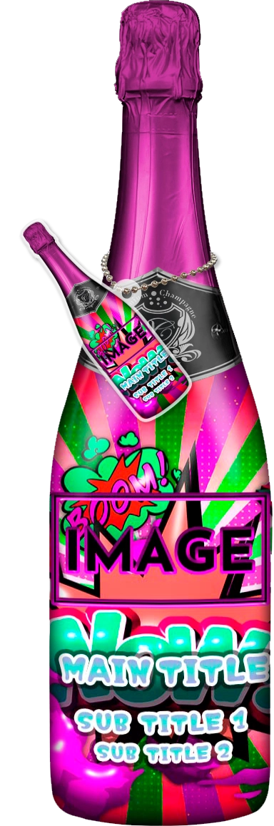 かわいいコンカフェオリシャンのオリシャン、オリジナルシャンパン D-59