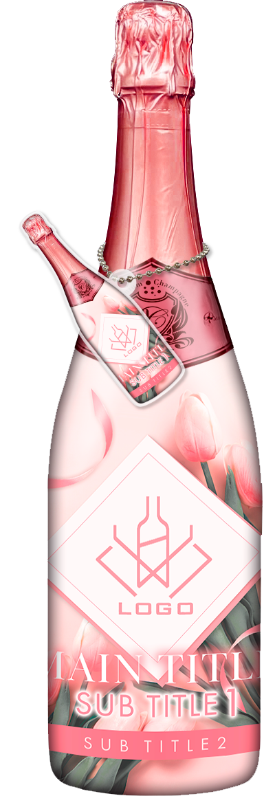 かわいいコンカフェオリシャンのオリシャン、オリジナルシャンパン D-67