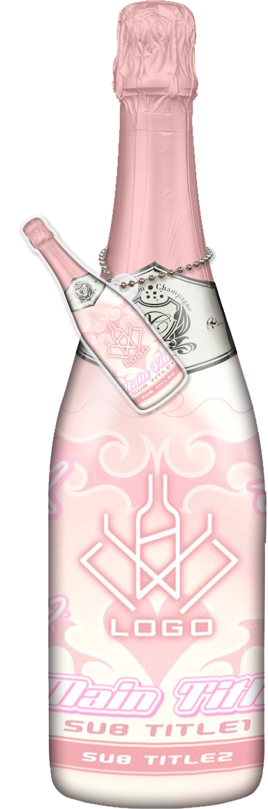 かわいいコンカフェオリシャンのオリシャン、オリジナルシャンパン D-71