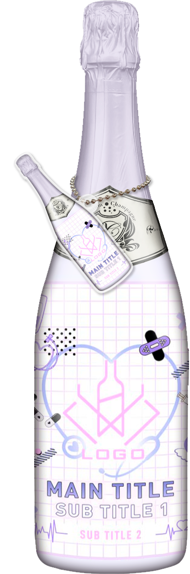 かわいいコンカフェオリシャンのオリシャン、オリジナルシャンパン D-74