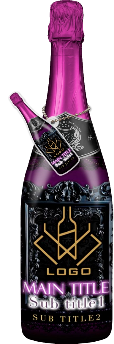 かわいいコンカフェオリシャンのオリシャン、オリジナルシャンパン D-76