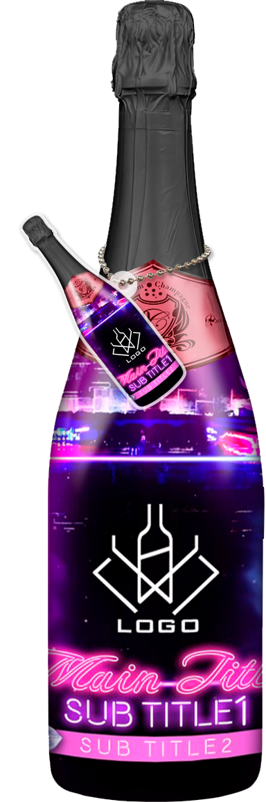 かわいいコンカフェオリシャンのオリシャン、オリジナルシャンパン D-77