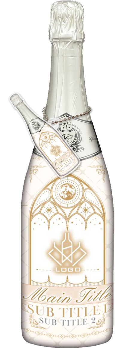 かわいいコンカフェオリシャンのオリシャン、オリジナルシャンパン D-78